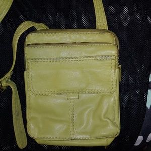 Fossil brand crossbody leather purse